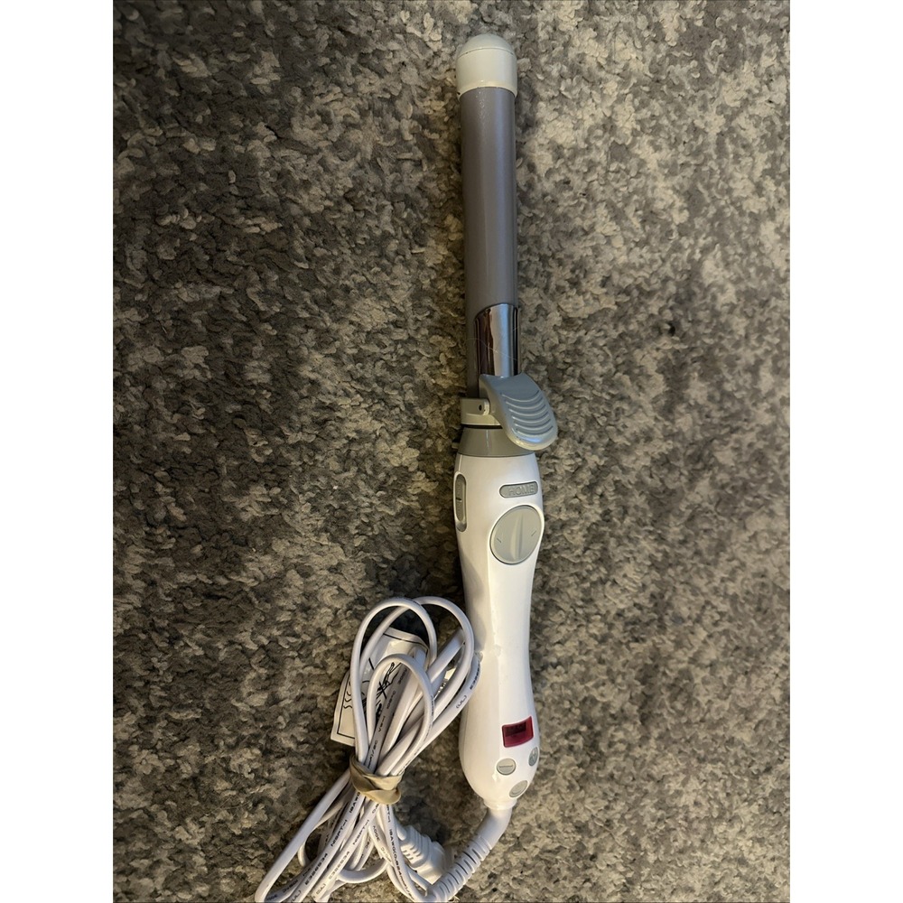 Beachwaver S1 Rotating Hair Curling Iron 1" Barrel White DV1137/S1